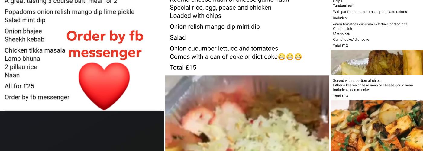 The Balti Night Menu