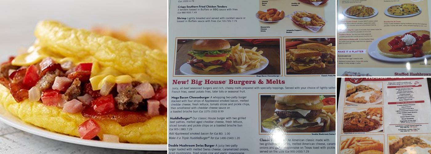 Huddle House Menu
