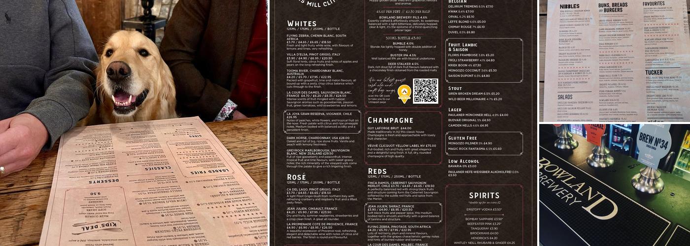 Bowland Beer Hall at Holmes Mill Menu