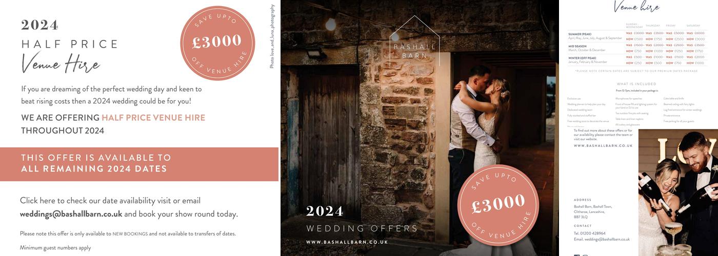 Bashall Barn Ltd Menu