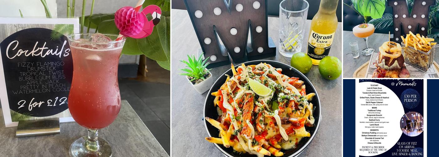 Maxwells Cafe Wine Bar Menu