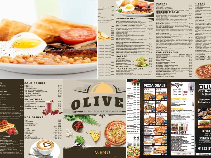 Olives Bistro & Mediterrannean Menu
