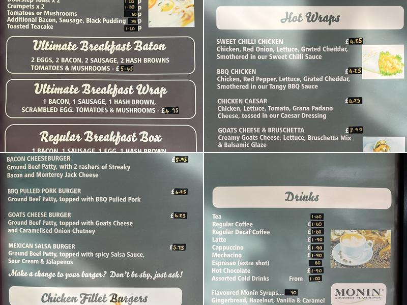 Costello's Sandwich Bar Menu