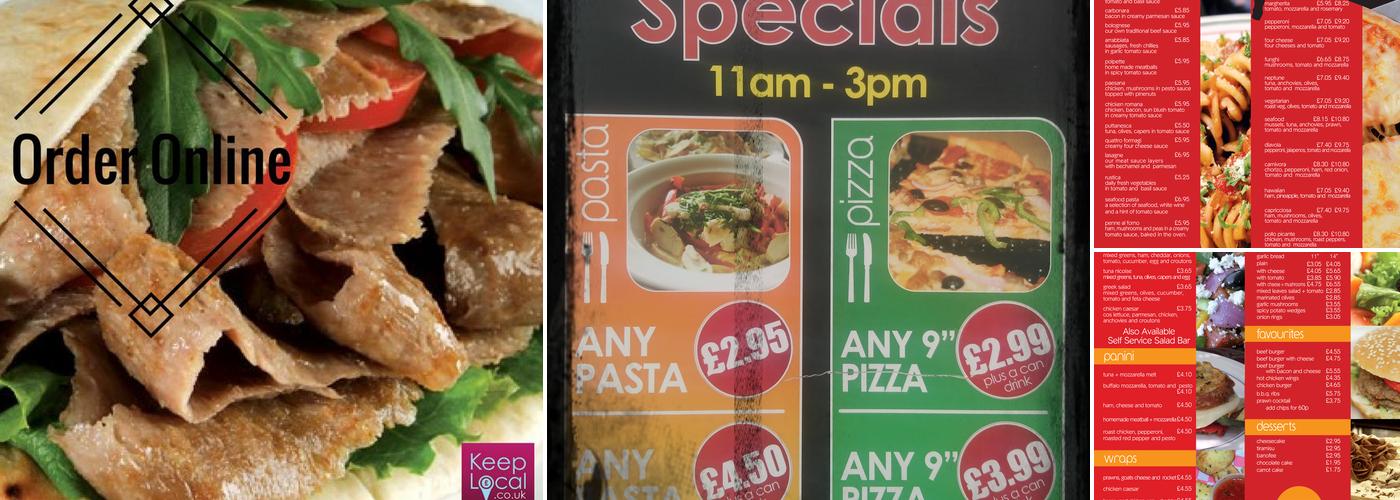 Scoozi Pizza & Pasta Ormskirk Menu