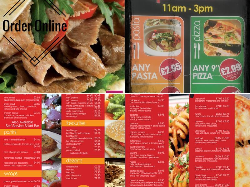 Scoozi Pizza & Pasta Ormskirk Menu
