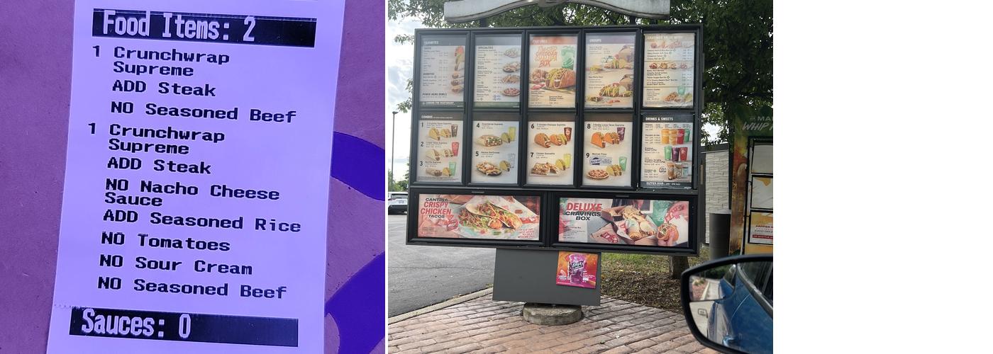 Taco Bell Menu