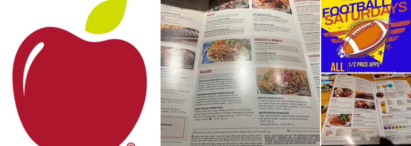 Applebee's Grill + Bar Menu