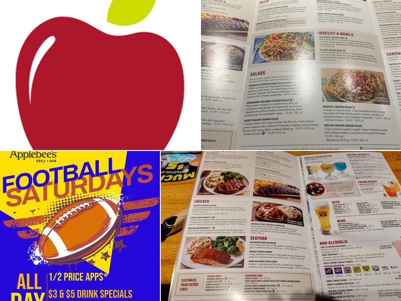 Applebee's Grill + Bar Menu