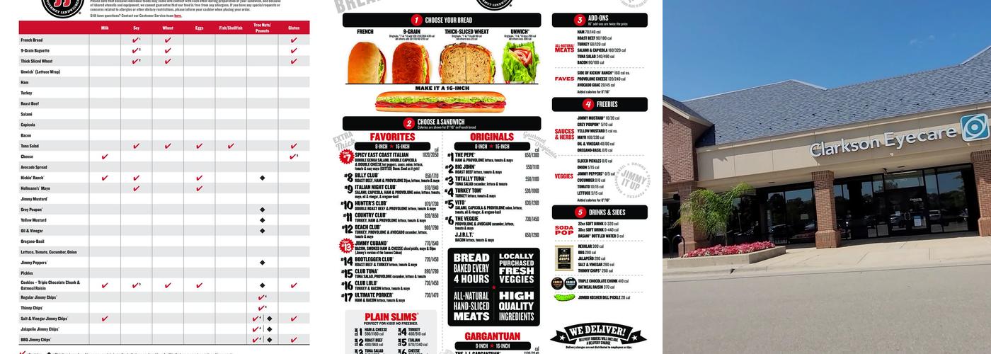 Jimmy John's Menu