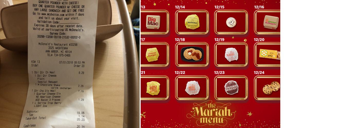 McDonald's Menu