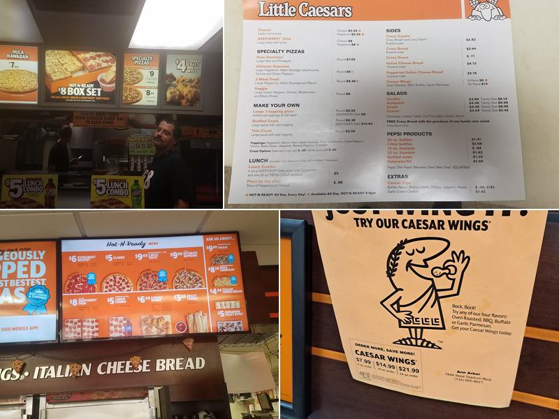 Little Caesars Pizza Menu