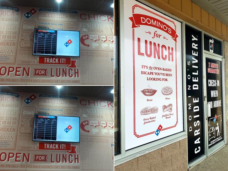 Domino's Pizza Menu