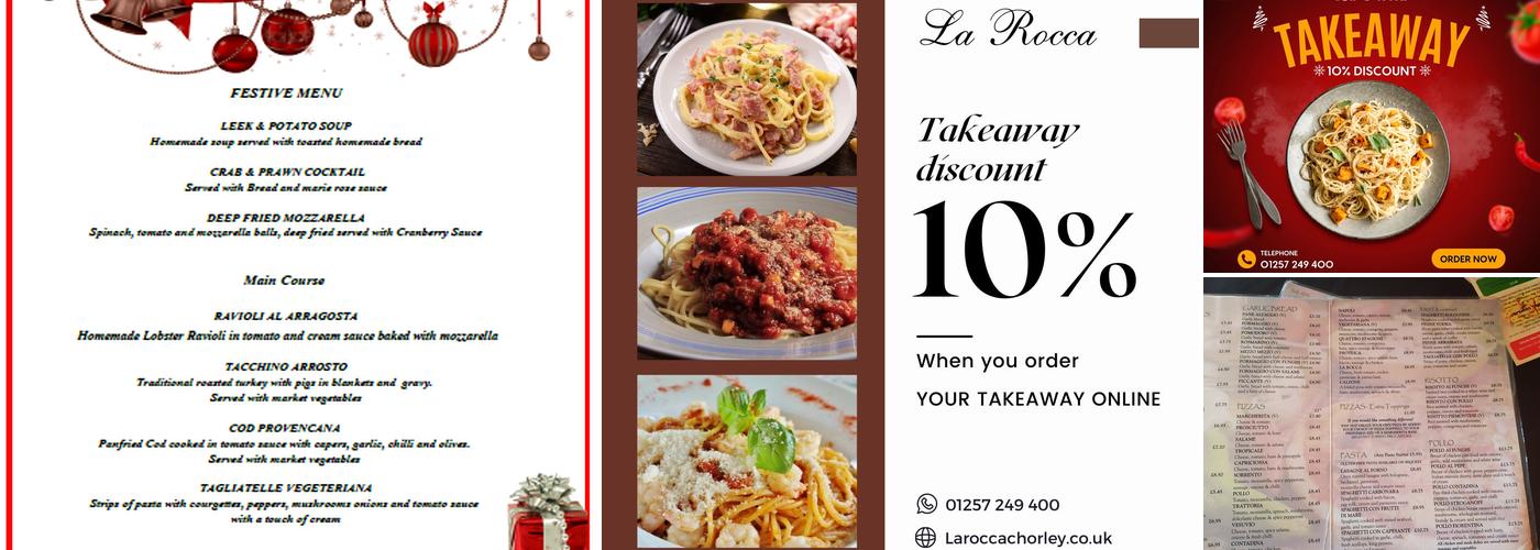 La Rocca Restaurant & Takeaway Menu