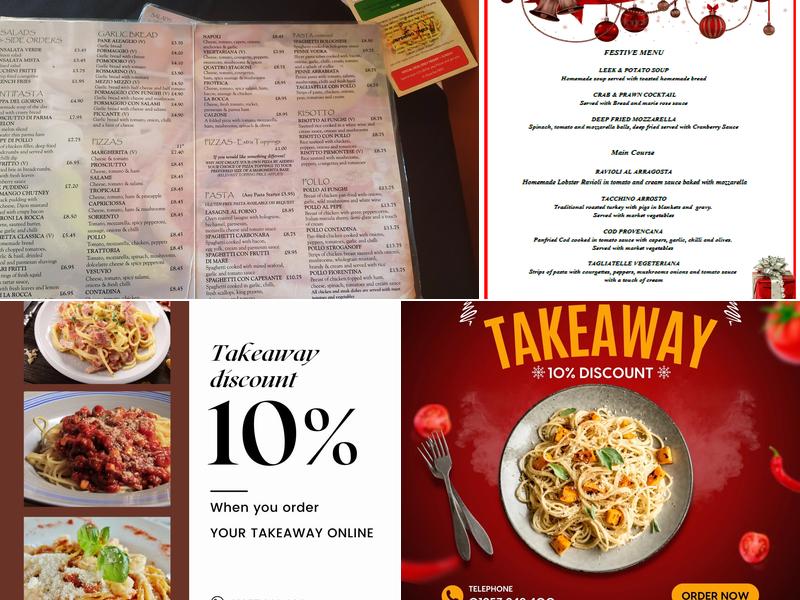 La Rocca Restaurant & Takeaway Menu
