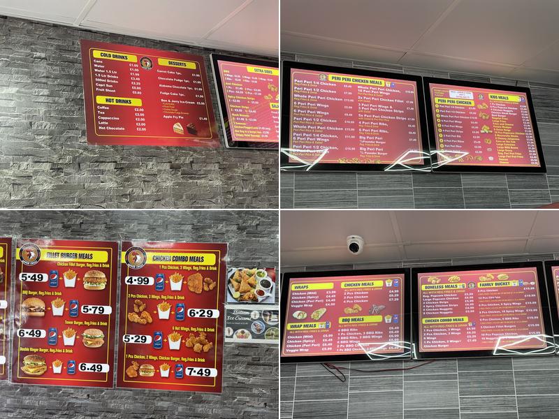 Uppercrust Peri Peri & Fried Chicken Menu