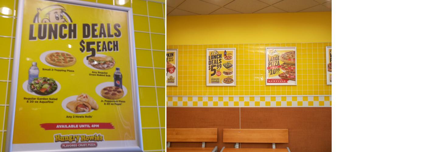 Hungry Howie's Pizza Menu