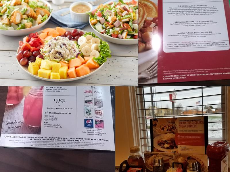 Bob Evans Menu