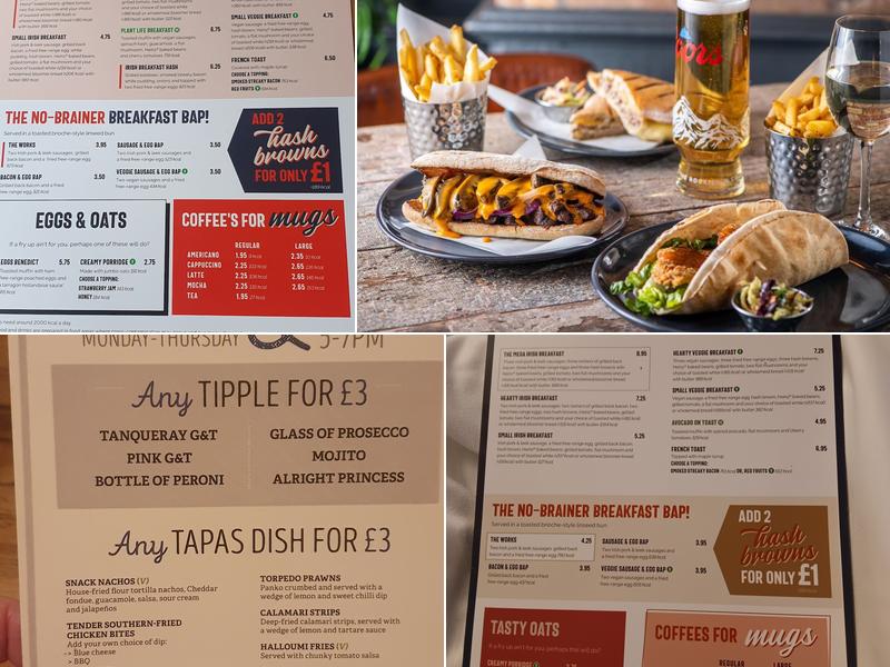 County Hotel St Annes Menu