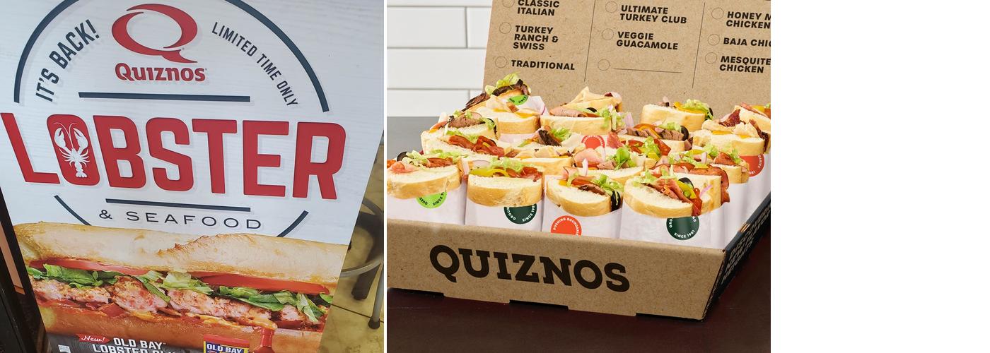 Quiznos Menu