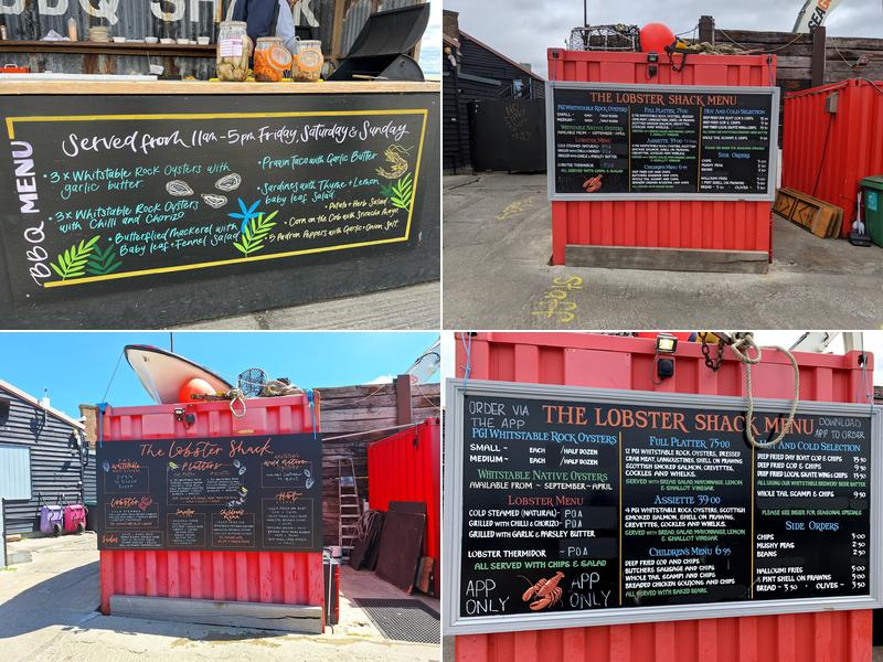 The Lobster Shack Menu