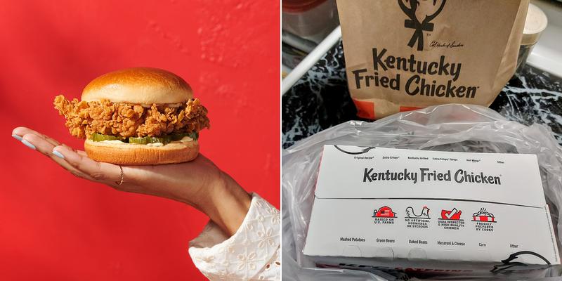 KFC Menu