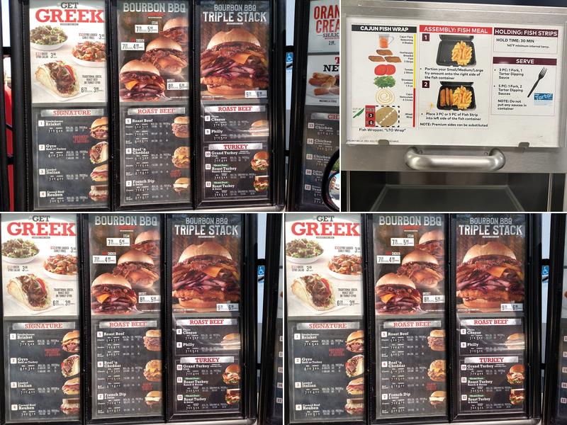Arby's Menu