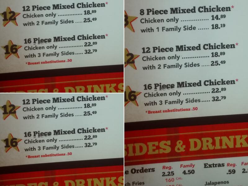 Chicken Express Menu