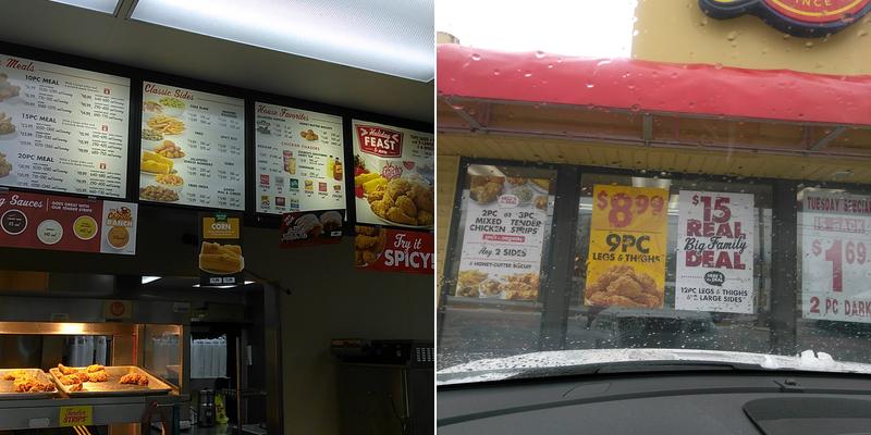 Church's Texas Chicken Menu