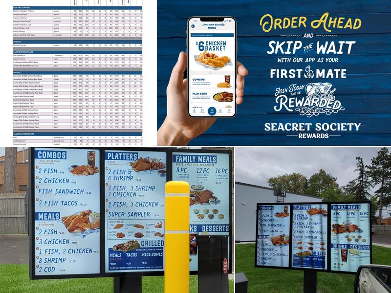 Long John Silver's Menu