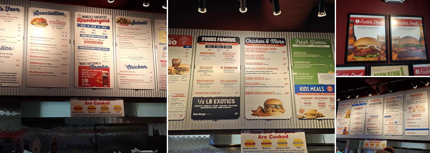 Fuddruckers Menu