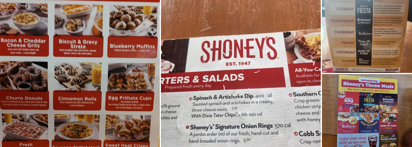 Shoney's Menu