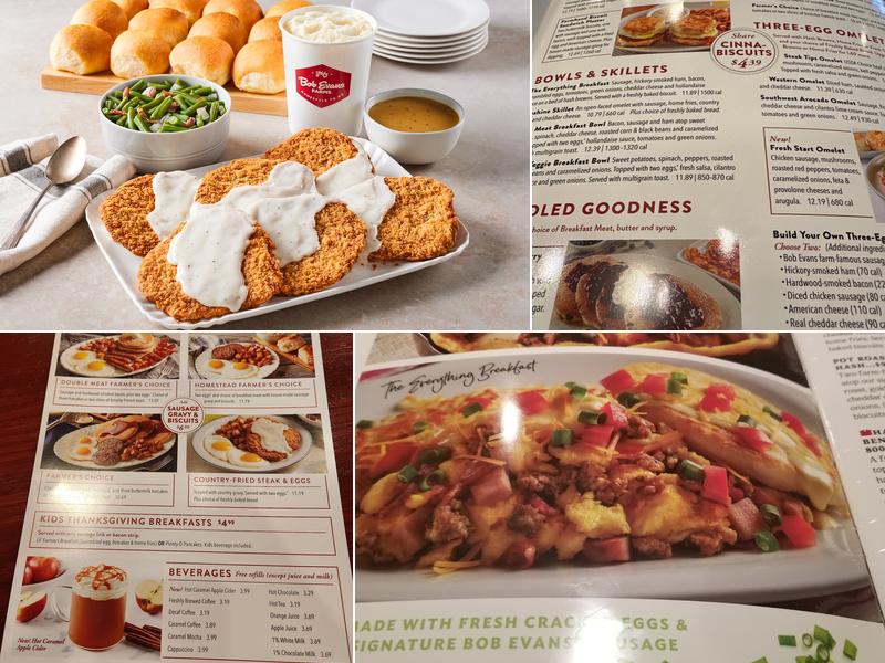 Bob Evans Menu