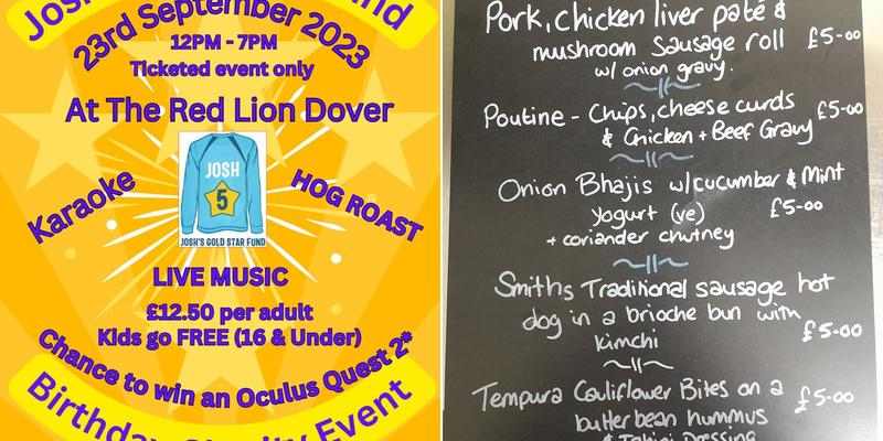 The Red Lion Menu