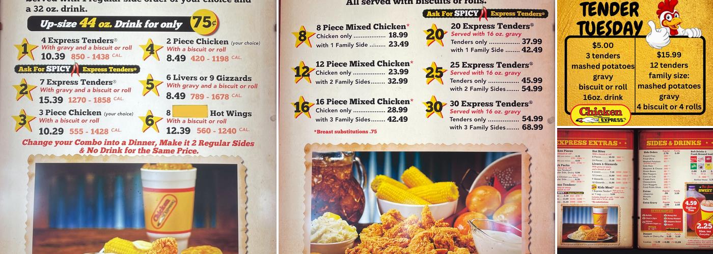 Chicken Express Menu