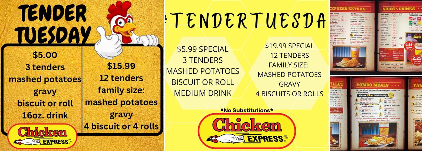 Chicken Express Menu