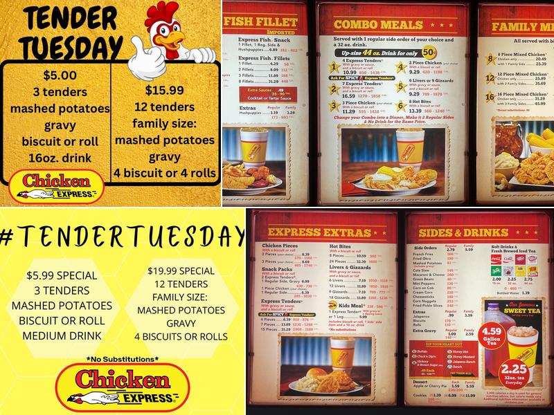 Chicken Express Menu