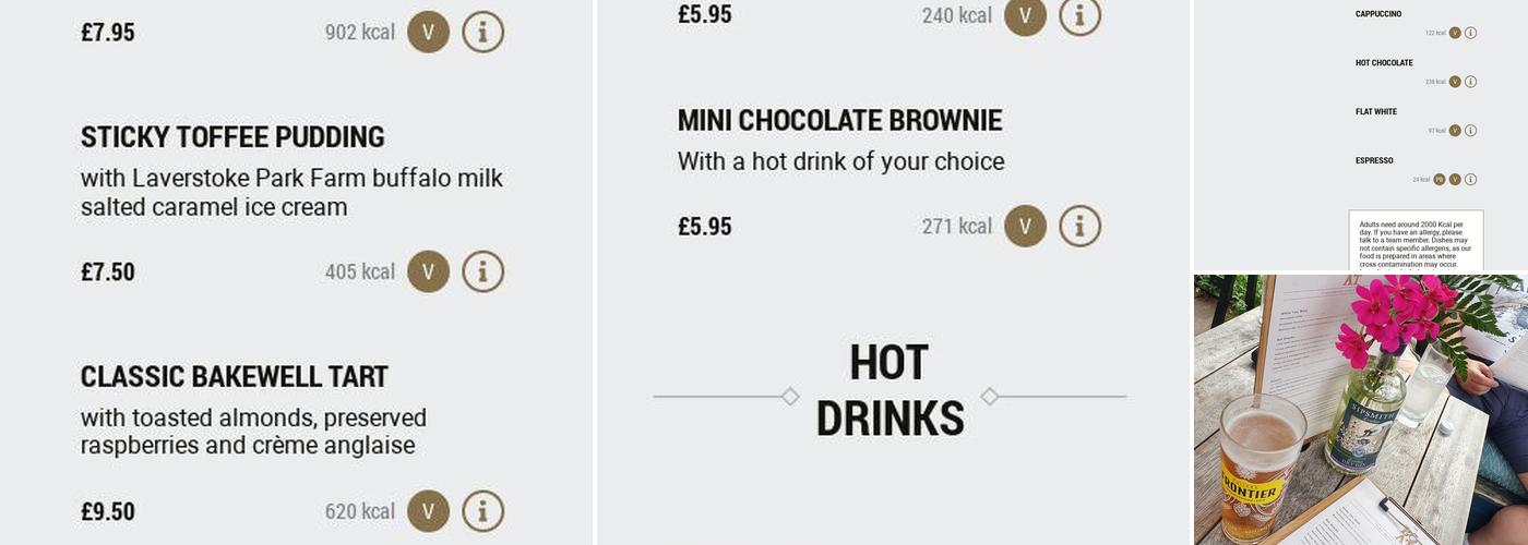 The Boat, Berkhamsted Menu