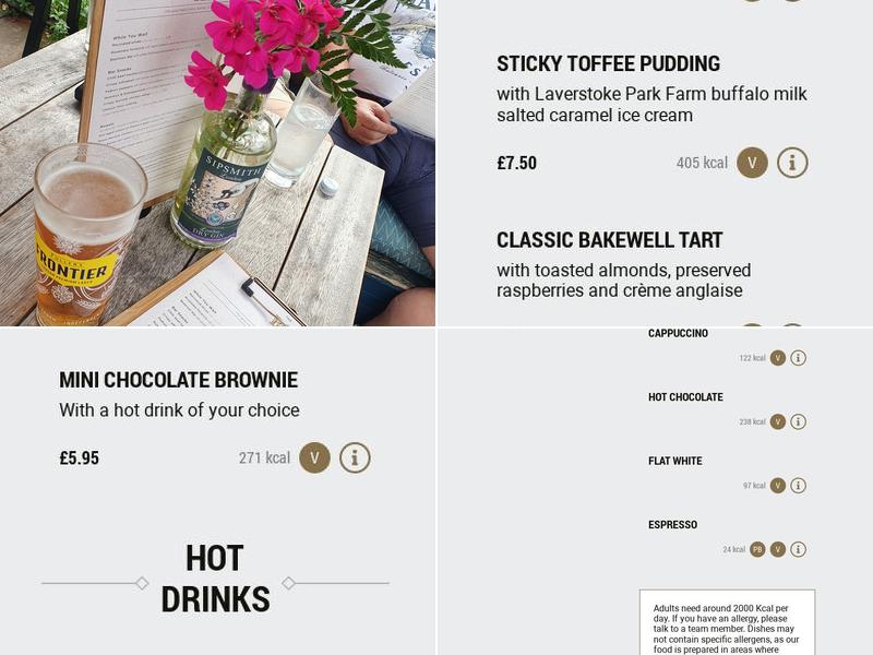 The Boat, Berkhamsted Menu