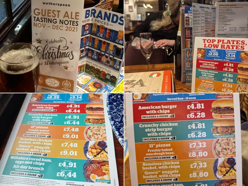 Three Magnets - JD Wetherspoon Menu