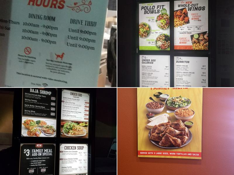 El Pollo Loco Menu