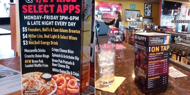 Applebee's Grill + Bar Menu