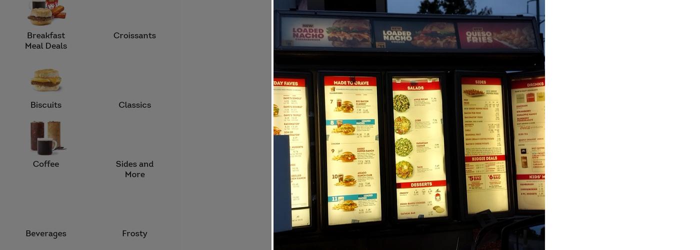 Wendy's Menu