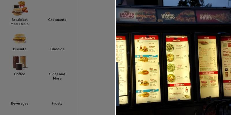 Wendy's Menu