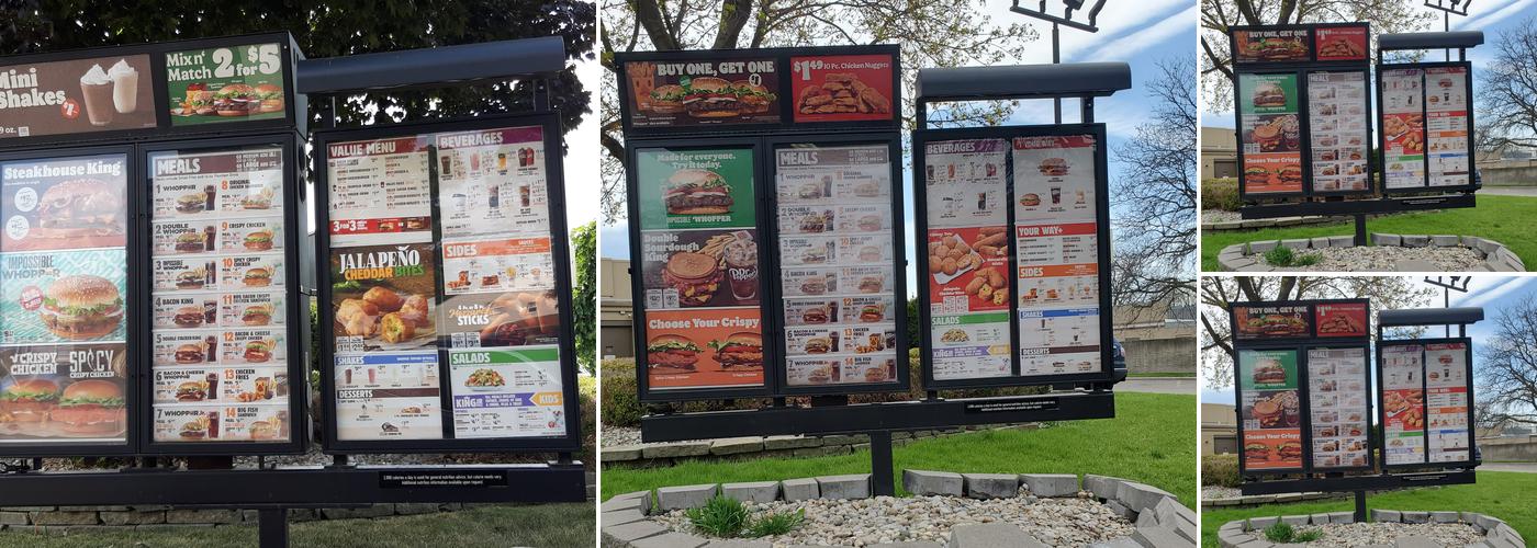 Burger King Menu