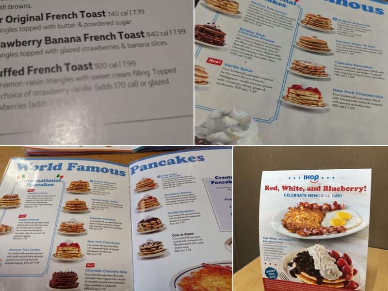 IHOP Menu