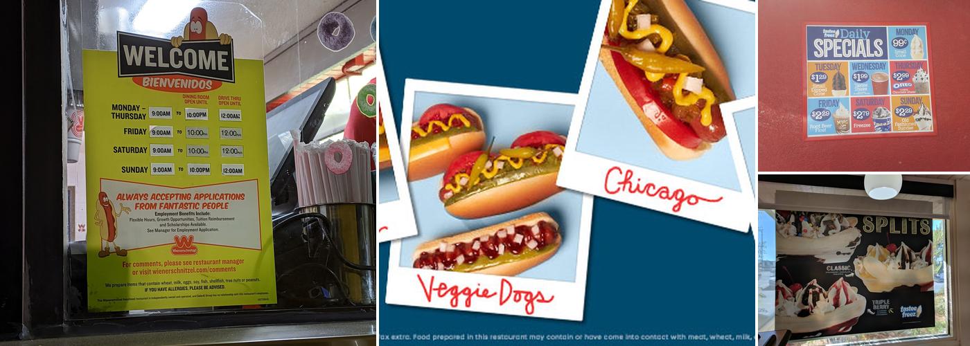 Wienerschnitzel Menu