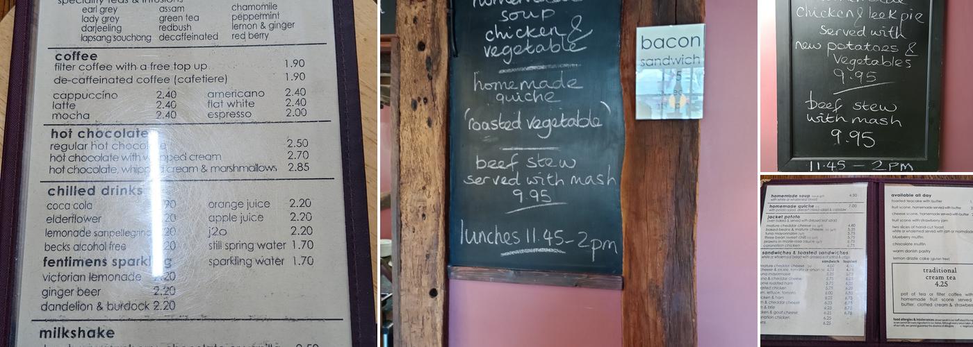 The Merchants House Menu