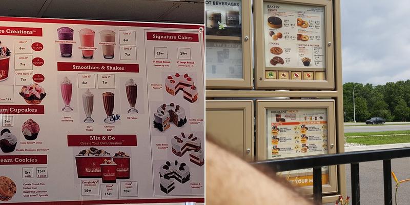 Tim Hortons Menu