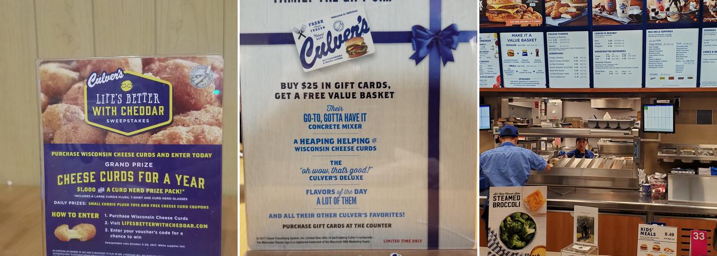 Culver’s Menu
