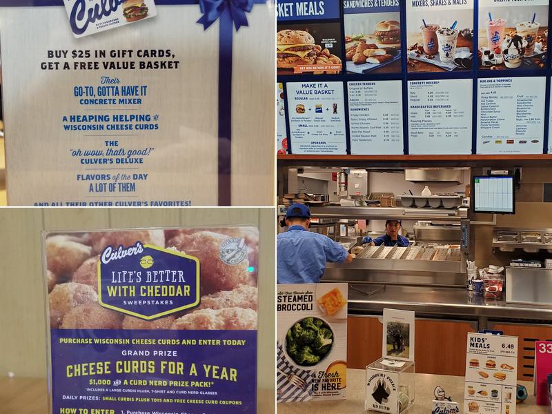 Culver’s Menu